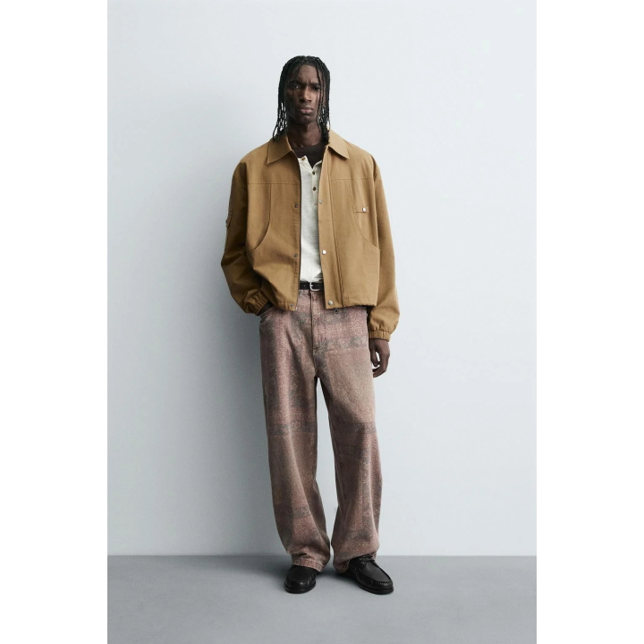 БРЮКИ BAGGY FIT С ПРИНТОМ «БАНДАНА»