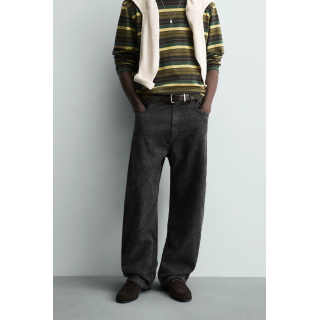 Брюки свободного кроя в клетку