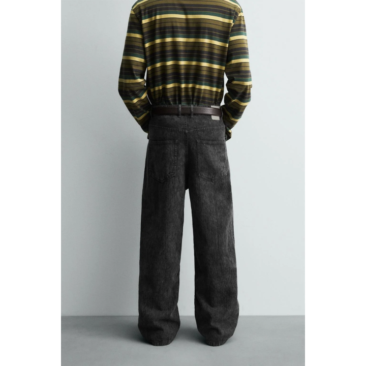 Брюки свободного кроя в клетку