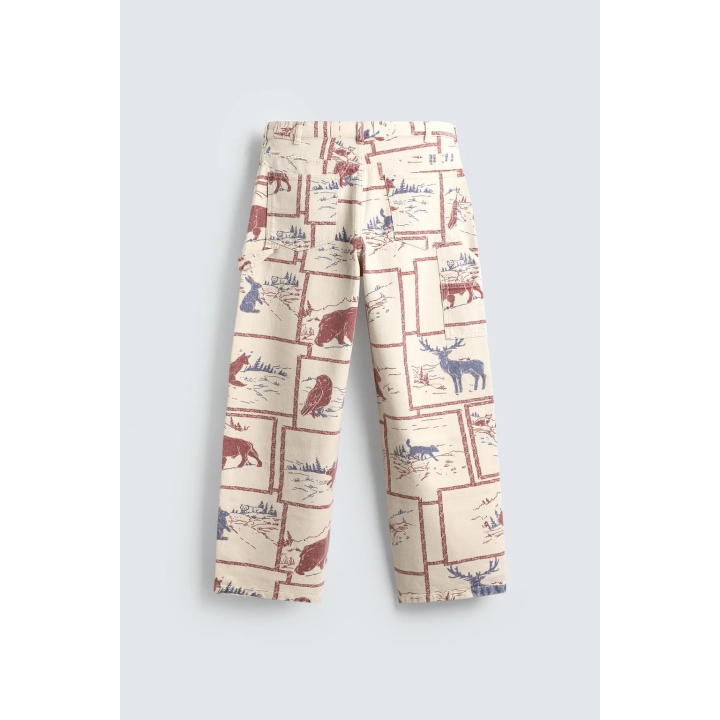 БРЮКИ С ПРИНТОМ В СТИЛЕ КОМИКСОВ