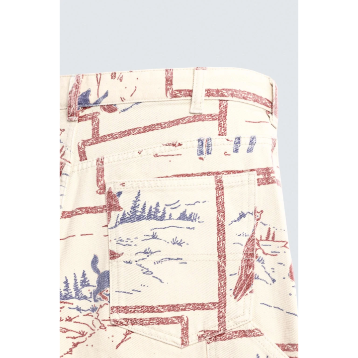 БРЮКИ С ПРИНТОМ В СТИЛЕ КОМИКСОВ