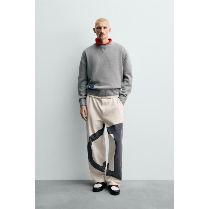 БРЮКИ С КОНТРАСТНЫМ ЛОГОТИПОМ CHAMPION ® X ZARA