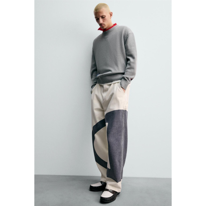 БРЮКИ С КОНТРАСТНЫМ ЛОГОТИПОМ CHAMPION ® X ZARA