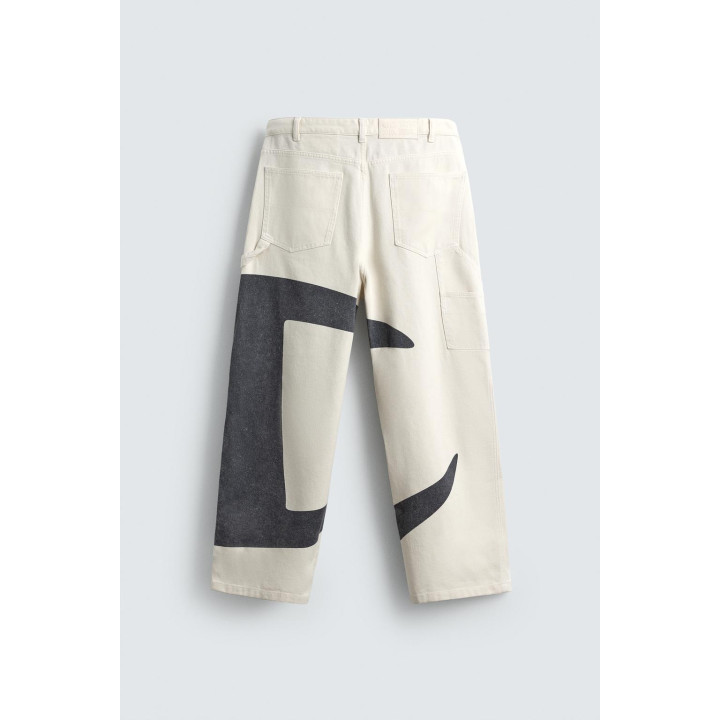 БРЮКИ С КОНТРАСТНЫМ ЛОГОТИПОМ CHAMPION ® X ZARA