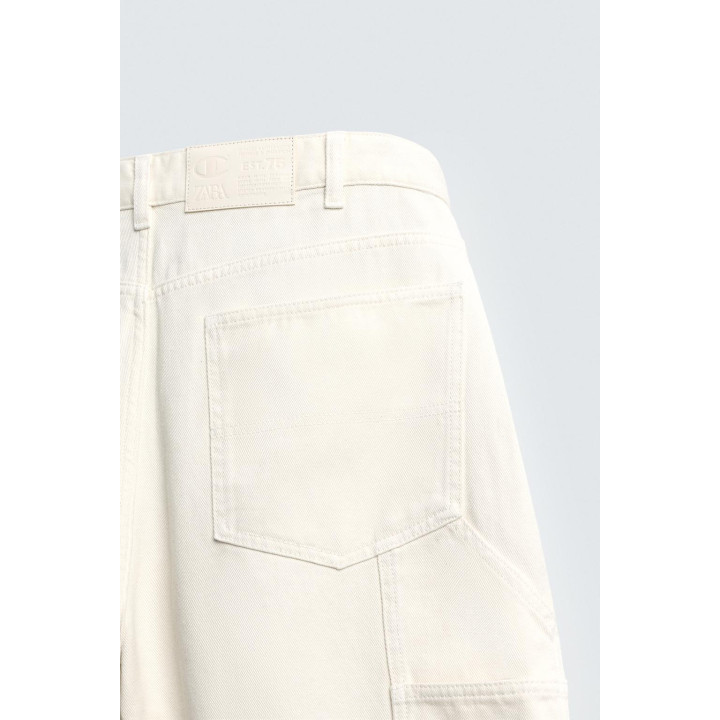 БРЮКИ С КОНТРАСТНЫМ ЛОГОТИПОМ CHAMPION ® X ZARA