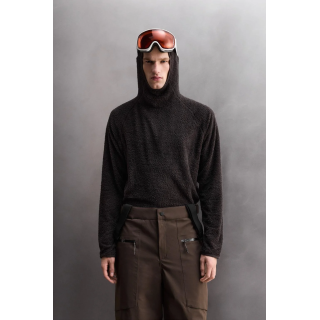 ФЛИСОВАЯ ТОЛСТОВКА SKI С КАПЮШОНОМ И ТЕКСТУРОЙ