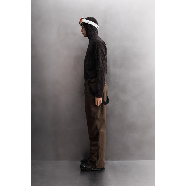 ФЛИСОВАЯ ТОЛСТОВКА SKI С КАПЮШОНОМ И ТЕКСТУРОЙ