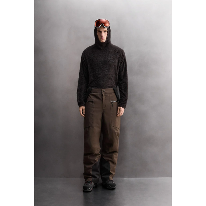 ФЛИСОВАЯ ТОЛСТОВКА SKI С КАПЮШОНОМ И ТЕКСТУРОЙ