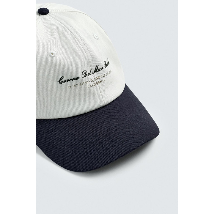 КЕПКА С КОМБИНИРОВАННОЙ ВЫШИВКОЙ