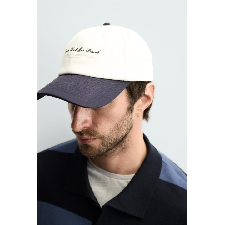 КЕПКА С КОМБИНИРОВАННОЙ ВЫШИВКОЙ