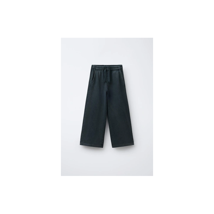 БРЮКИ WIDE LEG С ЭФФЕКТОМ ПОТЕРТОСТИ, ЗВЕЗДАМИ И ЗАКЛЕПКАМИ