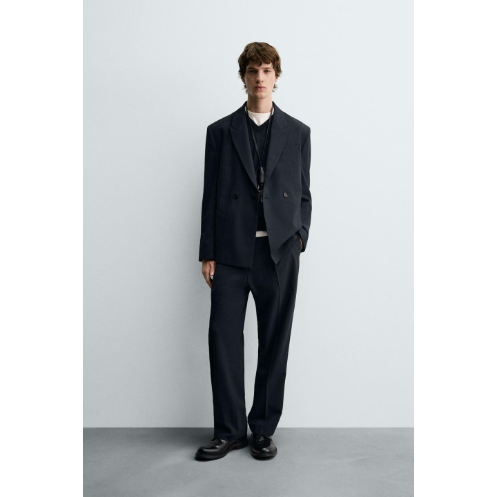 ДВУБОРТНЫЙ БЛЕЙЗЕР В ПОЛОСКУ