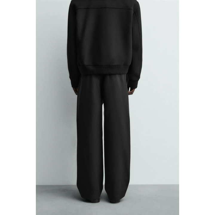 БРЮКИ СО СКЛАДКАМИ ИЗ ХЛОПКА И ВИСКОЗЫ