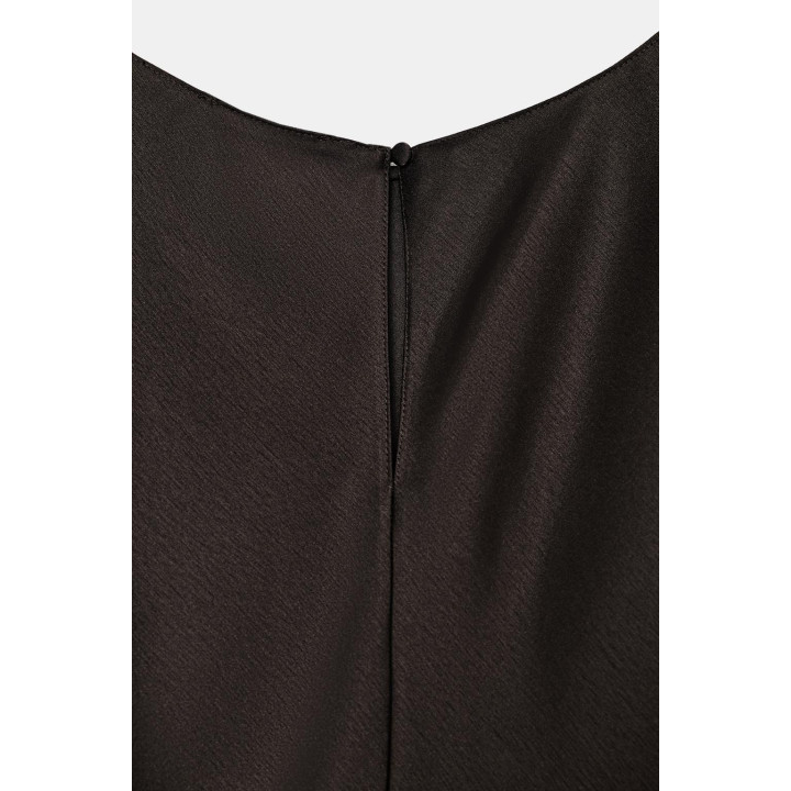 ПЛАТЬЕ МИДИ С ВЫРЕЗАМИ И КРУЖЕВОМ — ZW COLLECTION