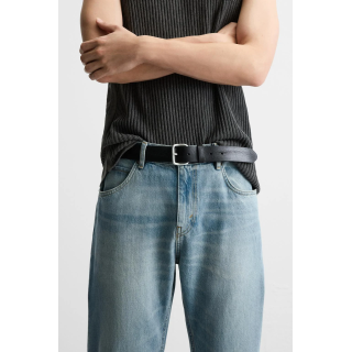 КОЖАНЫЙ РЕМЕНЬ С ЗАКЛЕПКАМИ