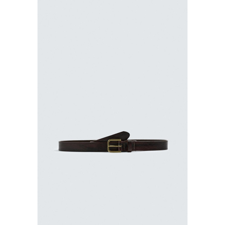 КОЖАНЫЙ РЕМЕНЬ С ЭФФЕКТОМ ПОМЯТОСТИ