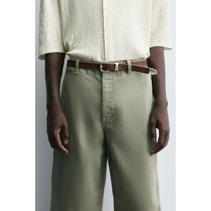 КОЖАНЫЙ РЕМЕНЬ В ВИНТАЖНОМ СТИЛЕ