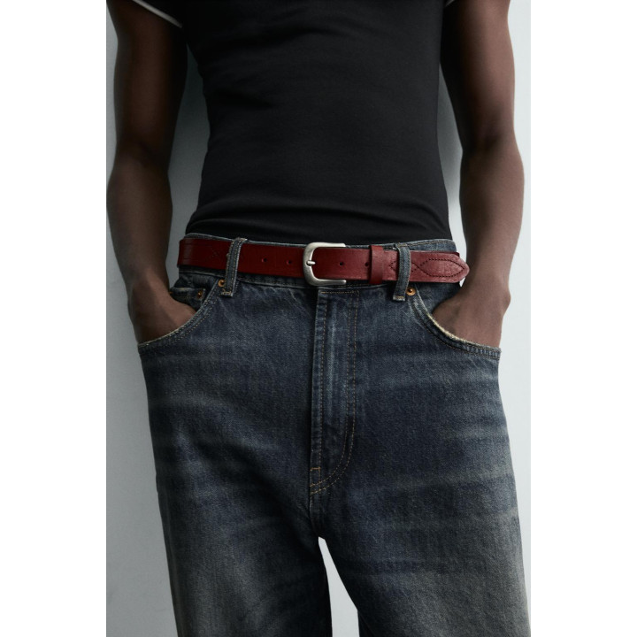 КОЖАНЫЙ РЕМЕНЬ В ВИНТАЖНОМ СТИЛЕ