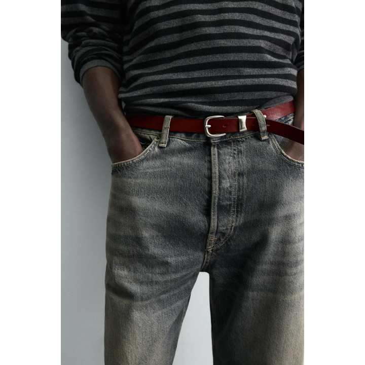 КОЖАНЫЙ РЕМЕНЬ В ВИНТАЖНОМ СТИЛЕ