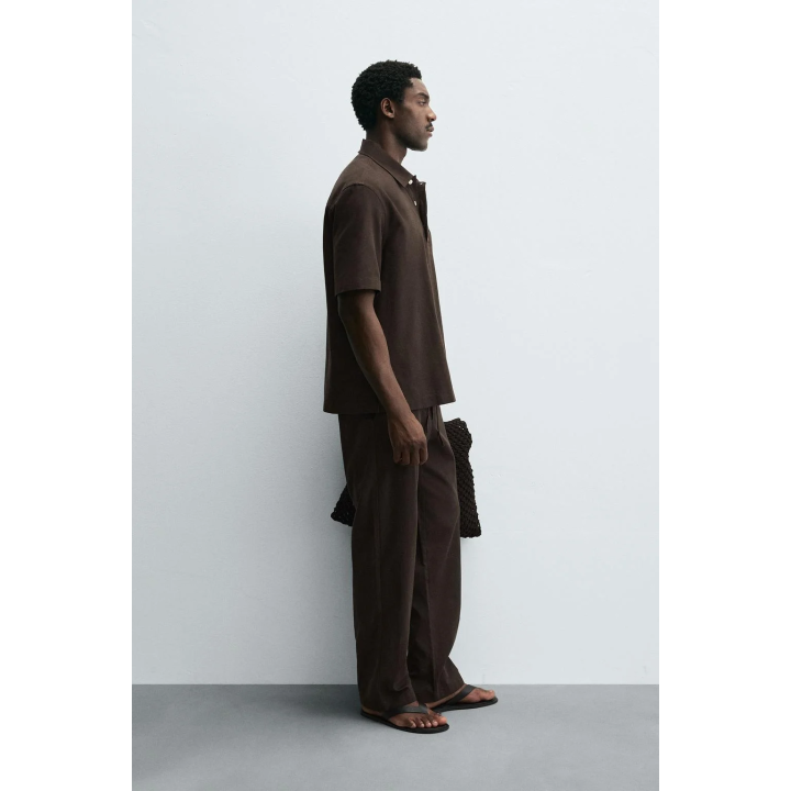 РУБАШКА-ПОЛО ИЗ ЛИОЦЕЛЛА И ХЛОПКА