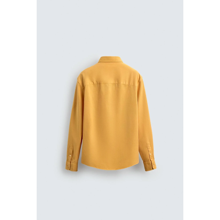 РУБАШКА ИЗ ЛИОЦЕЛЛА И ХЛОПКА С КАРМАНАМИ