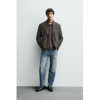 БЛЕЙЗЕР ИЗ ШЕРСТИ С РЕЛЬЕФНЫМ УЗОРОМ