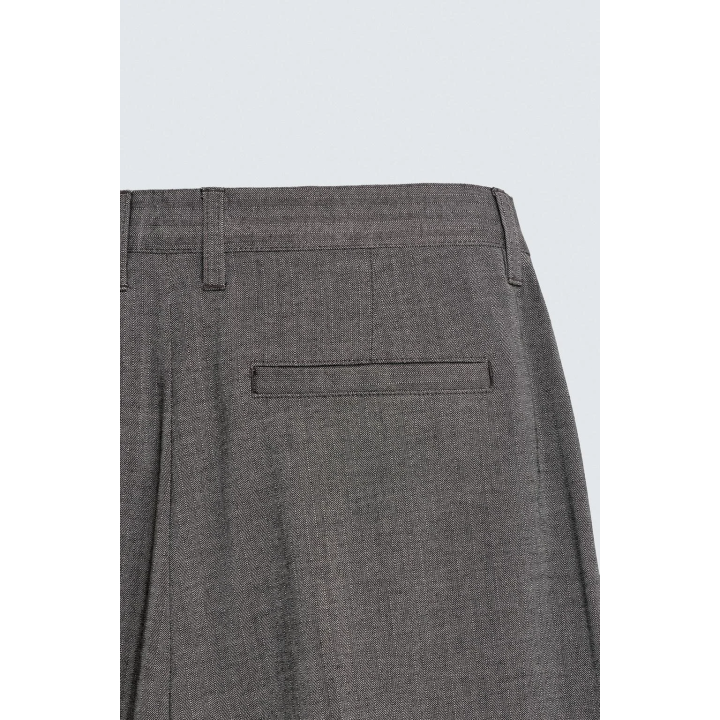 БРЮКИ FLARE FIT КОСТЮМНЫЕ В ЕЛОЧКУ