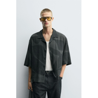 РУБАШКА ИЗ ВИСКОЗЫ И ЛЬНА