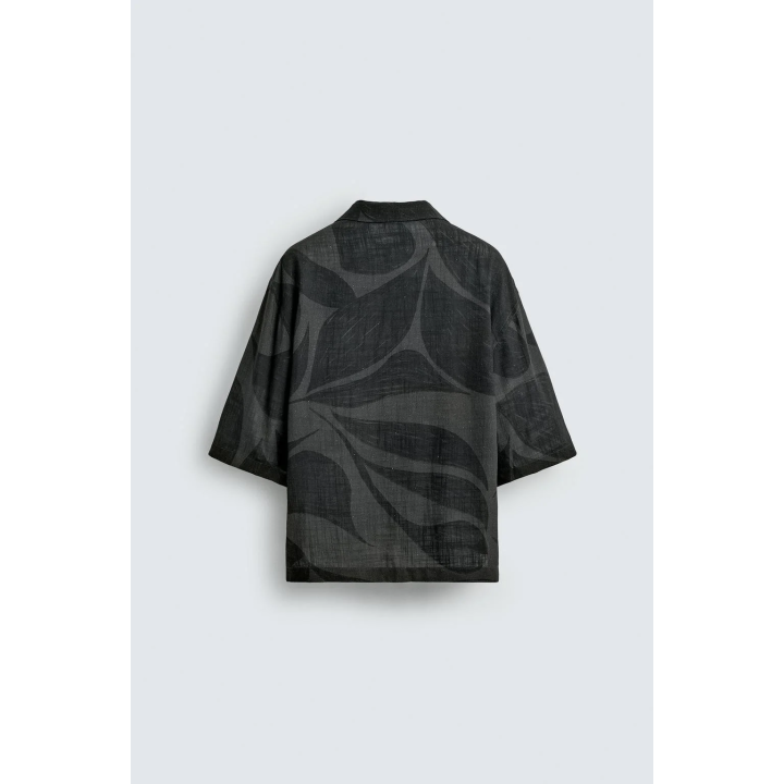 РУБАШКА ИЗ ВИСКОЗЫ И ЛЬНА