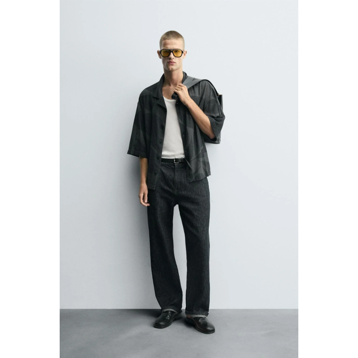 РУБАШКА ИЗ ВИСКОЗЫ И ЛЬНА