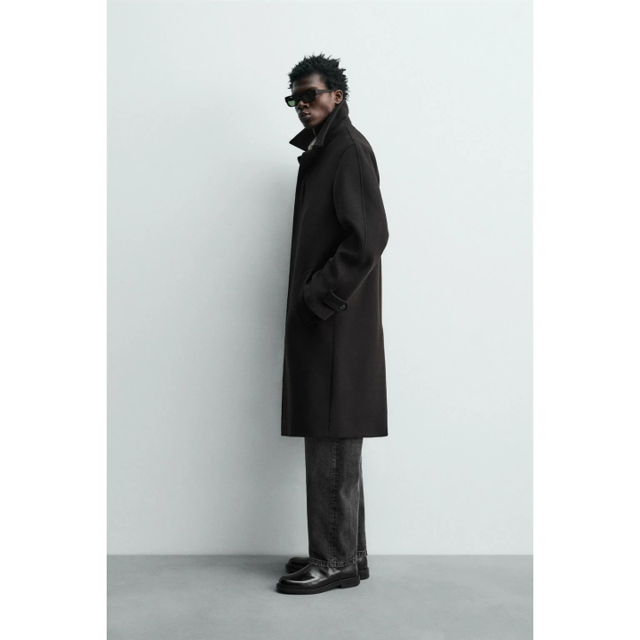 ПАЛЬТО ИЗ СМЕСОВОЙ ШЕРСТИ MANTECO ®