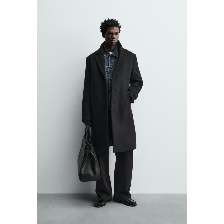 ПАЛЬТО ИЗ СМЕСОВОЙ ШЕРСТИ MANTECO®