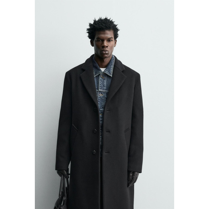 ПАЛЬТО ИЗ СМЕСОВОЙ ШЕРСТИ MANTECO®