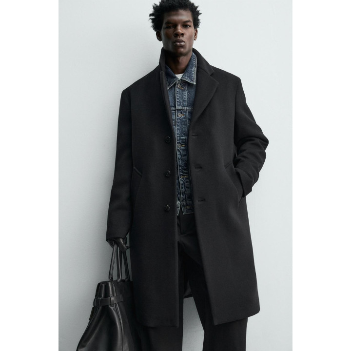 ПАЛЬТО ИЗ СМЕСОВОЙ ШЕРСТИ MANTECO®