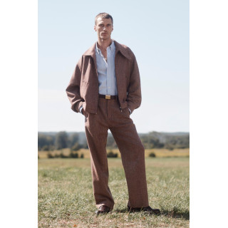 Пальто из ограниченной коллекции из шерсти в шахматный узор