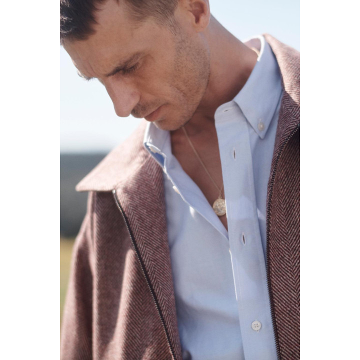 Пальто из ограниченной коллекции из шерсти в шахматный узор