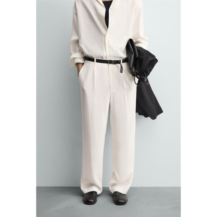 БРЮКИ RELAXED FIT СО СКЛАДКАМИ