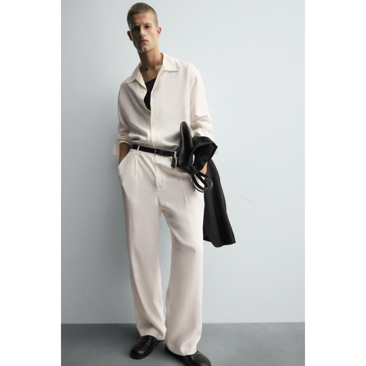 БРЮКИ RELAXED FIT СО СКЛАДКАМИ