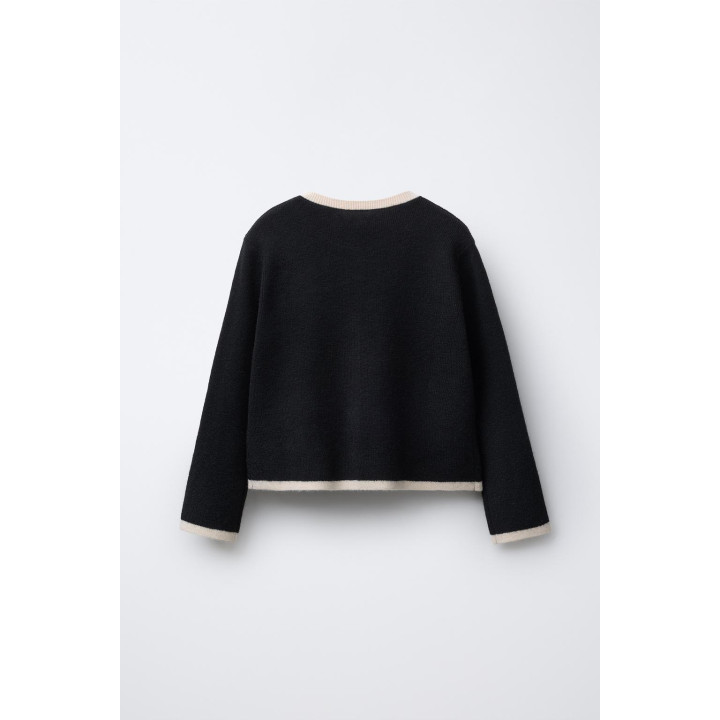 ВЯЗАНЫЙ КАРДИГАН С БАНТАМИ