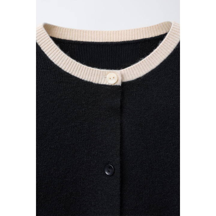 ВЯЗАНЫЙ КАРДИГАН С БАНТАМИ