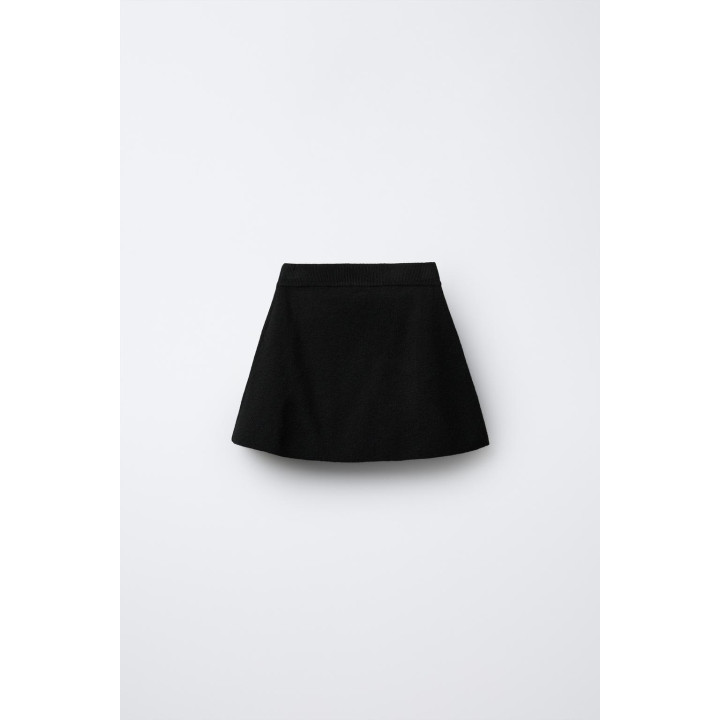 ТРИКОТАЖНАЯ ЮБКА С БАНТАМИ