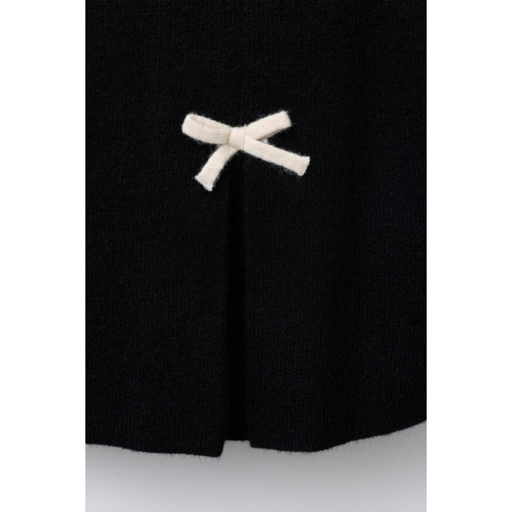 ТРИКОТАЖНАЯ ЮБКА С БАНТАМИ