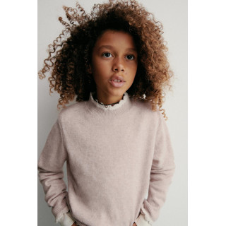 ТРИКОТАЖНЫЙ ДЖЕМПЕР С ОТДЕЛКОЙ КРЮЧКОМ