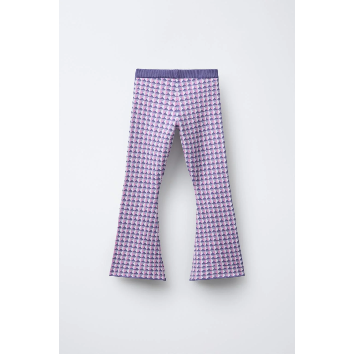 Брюки-клеш из жаккарда - коллекция лыжной одежды