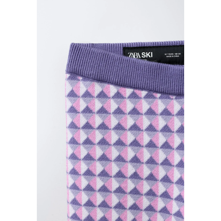 Брюки-клеш из жаккарда - коллекция лыжной одежды