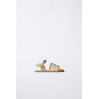 Вязанные босоножки без пятки