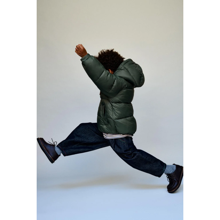 Пуховик с капюшоном patch