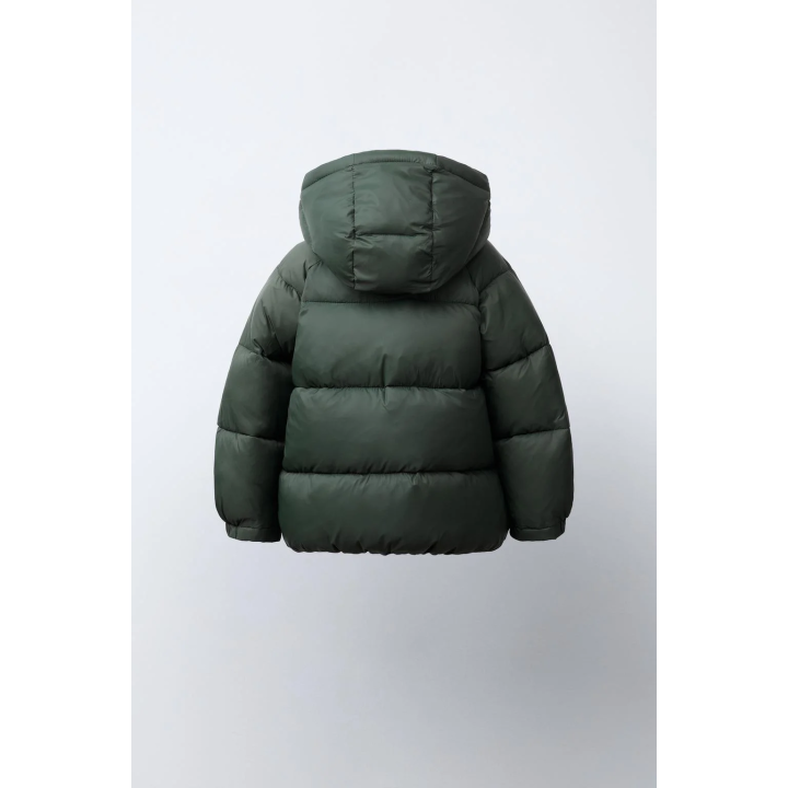 Пуховик с капюшоном patch