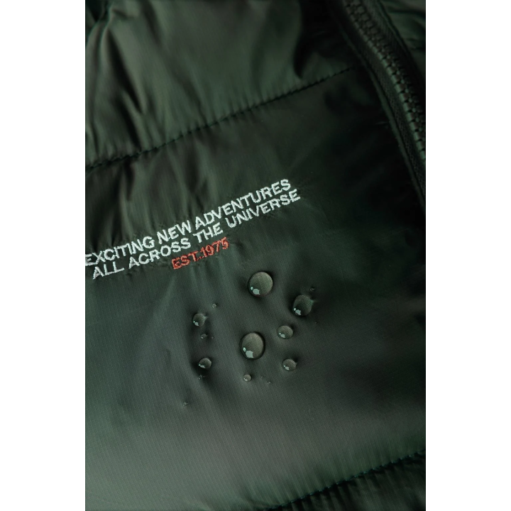 Пуховик с капюшоном patch