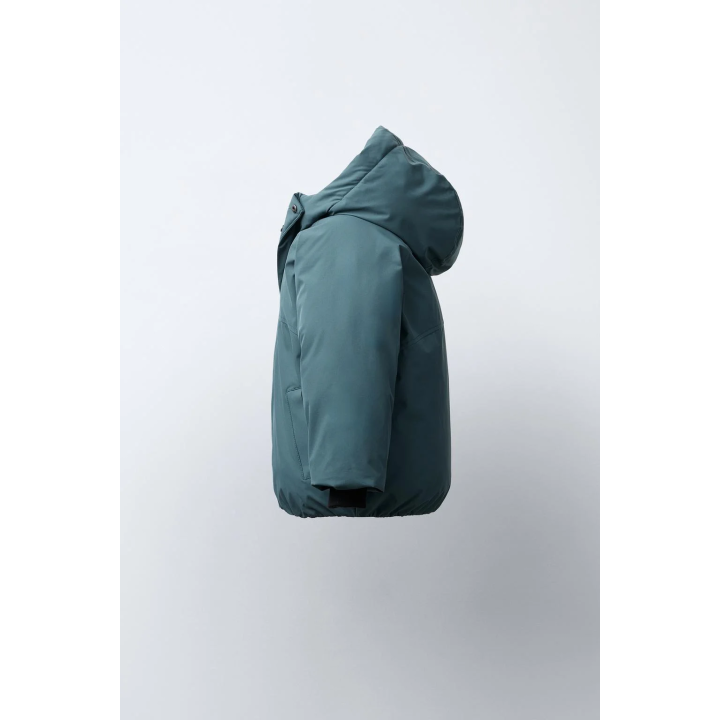 СТЕГАНОЕ ПАЛЬТО С КАПЮШОНОМ WATER REPELLENT